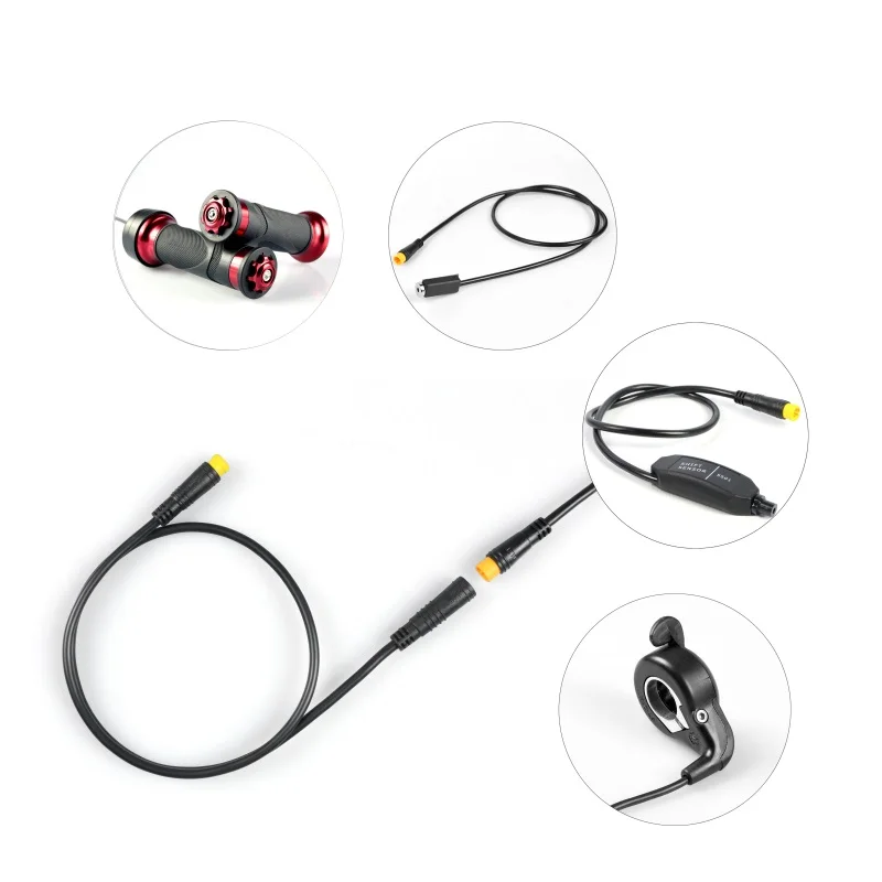 Flash Deal EBike 3Pin Extension Cable for Bafang Brake Lever Electric Bycicle Mid Drive Motor Conversion Component 5