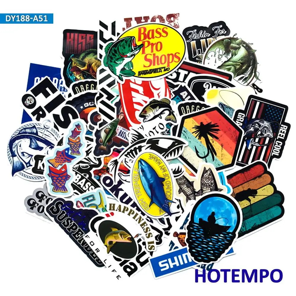 50pcs Outdoor Fishermen Stickers for Mobile Phone Laptop Luggage Guitar Case Skateboard Fixed Gear Bike Car Stickers 50pcs Outdoor Fishermen Stickers for Mobile Phone Laptop Luggage Guitar Case Skateboard Fixed Gear Bike Car Stickers
