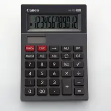 1 Piece Canon AS 120 Genuine Curved body design classic 12 big screen calculator authentic free