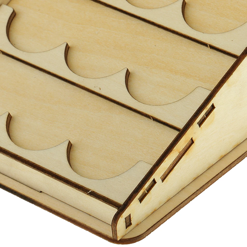 Wooden Epoxy Tools Storage Stand Holder Paints Bottle Rack Organizer for Hobbies #4