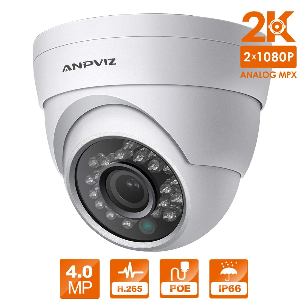 4MP PoE Security Camera Mini IP Camera ONVIF Waterproof Motion Detection Alarm Wonderful font b night