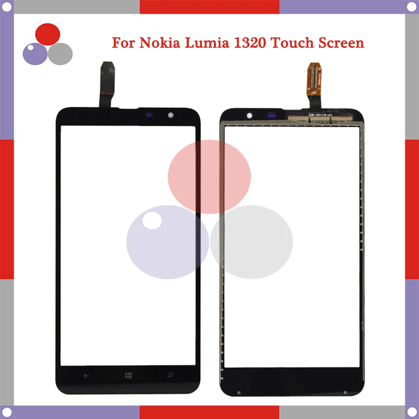 10 шт./лот Высокое качество для Nokia Lumia 1320 N1320 сенсорный экран панель сенсор