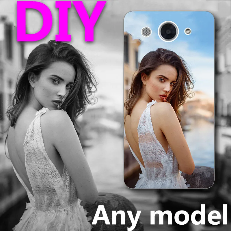 Custom made pattern printing Phone Case Shell For Huawei Y3 2017 Y 3 CRO-L22 5.0&quot phone back cover for huawei | Мобильные