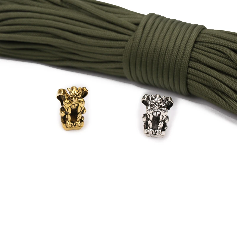 Paracord الخرز معدن سحر الجمجمة ل Paracord سوار إكسسوارات بقاء ، DIY قلادة مشبك ل سكين اسهم جديد Paracord الخرز معدن سحر الجمجمة ل Paracord سوار إكسسوارات بقاء ، DIY قلادة مشبك ل سكين اسهم جديد