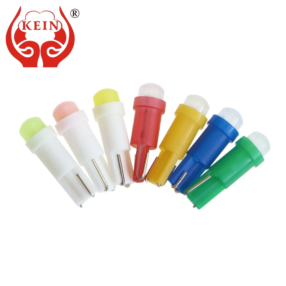 

KEIN 20PCS t5 led w3w bulb led cob auto Instrument Dash Light Dashboard Warning Indicator lamp Car Styling Signal Lamp Vehicle