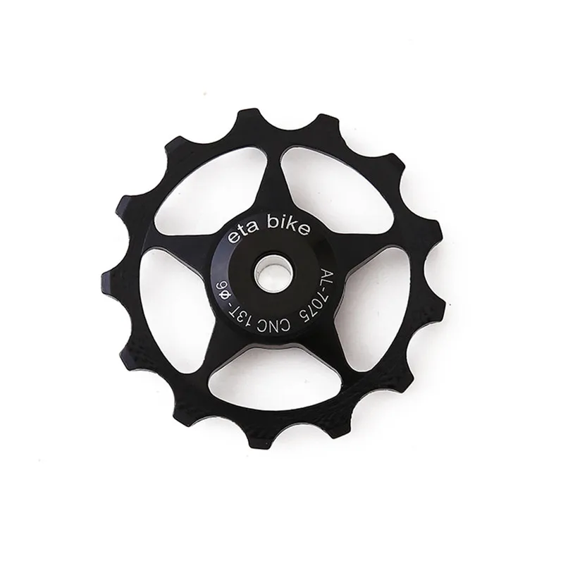 13T Aluminum Alloy Bicycle Jockey Wheel Ceramic Pulley Guide Bearing Bicycle Rear Derailleur for Mountain Road Bike #2s04 (9)