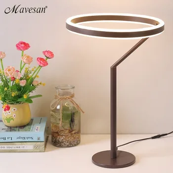 

Bedroom LED Table Lamp iron for Reading Light Bedside Lamp Study Eye Protect US/EU Plug Dimable deco mariage 90-260v