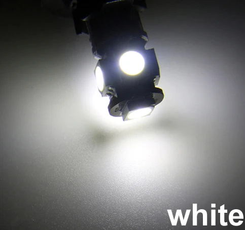 12 шт. Автомобильный светодиодный светильник Canbus s лампа для Volkswagen VW POLO 6N 6N2 9N 9N3 6R 95+ светодиодный светильник без ошибок - Испускаемый цвет: white