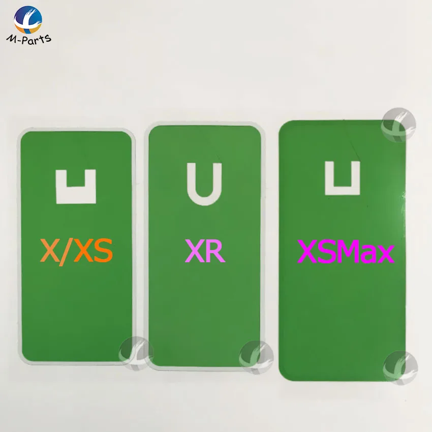Двухсторонняя клейкая наклейка для iPhone 8 Plus X XS XR XSM Max XSMax 11 Pro 11Pro 10 шт./лот|Наклейки