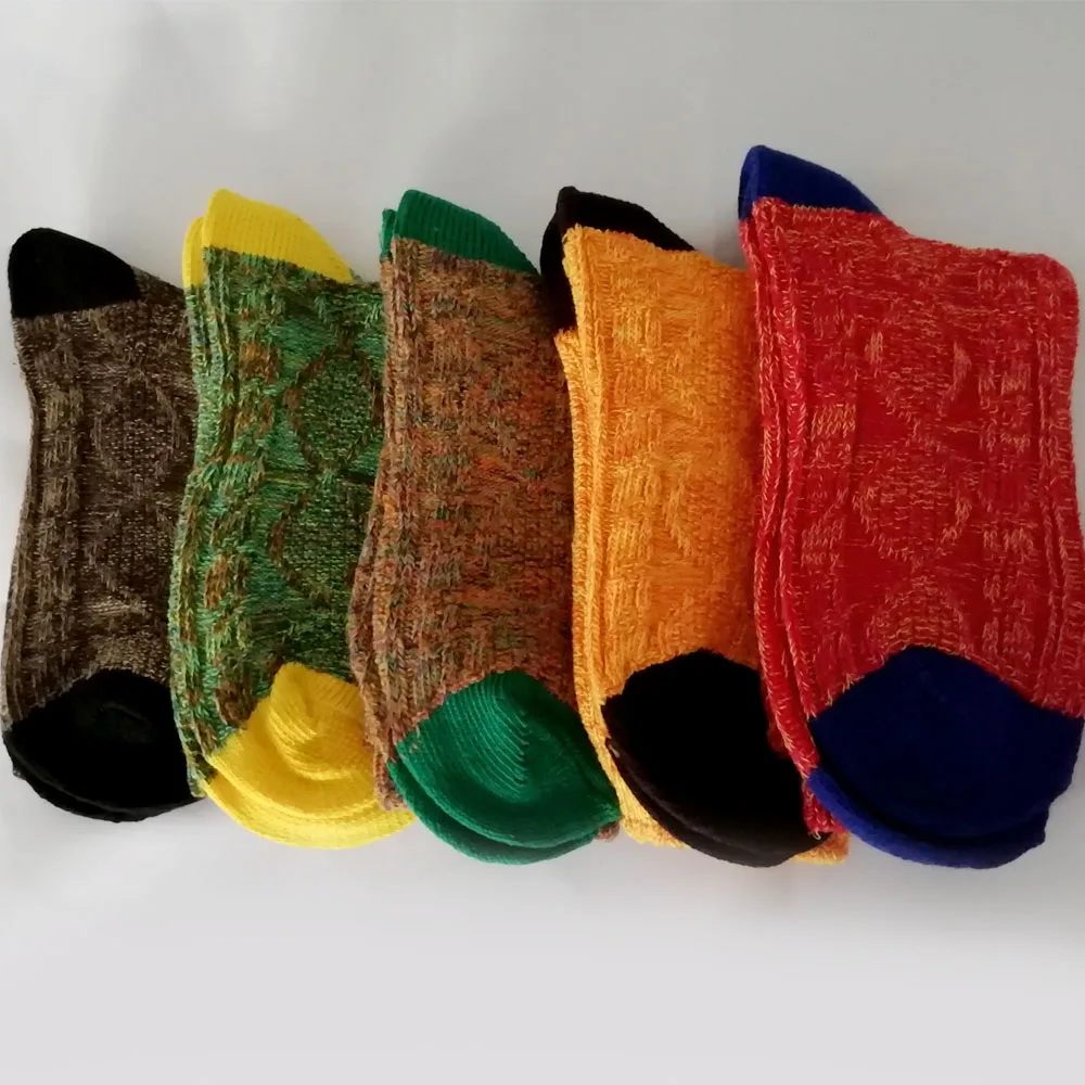 

1Pair Colorful Wool Women Socks Fashion Cotton Soft Casual Accessories Comfortable Breathable Lovely Winter Warmly