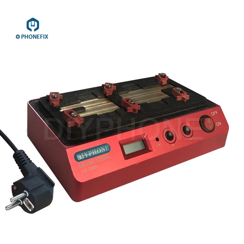 

PHONEFIX PCB heating desmearing desoldering rework station for iPhone X,A11 CPU dual layer logic board removing welding platform