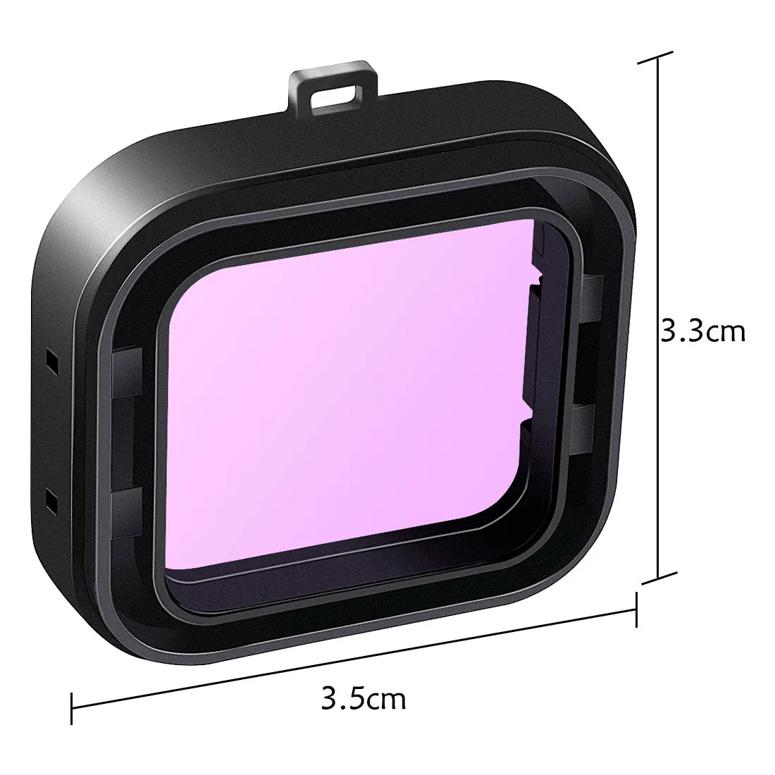 1-Pack Фильтры комплект красный пурпурный трубка Подводное камера объектив цветной фильтр для gopro hero4/hero3+ черный супер костюм Корпус чехол