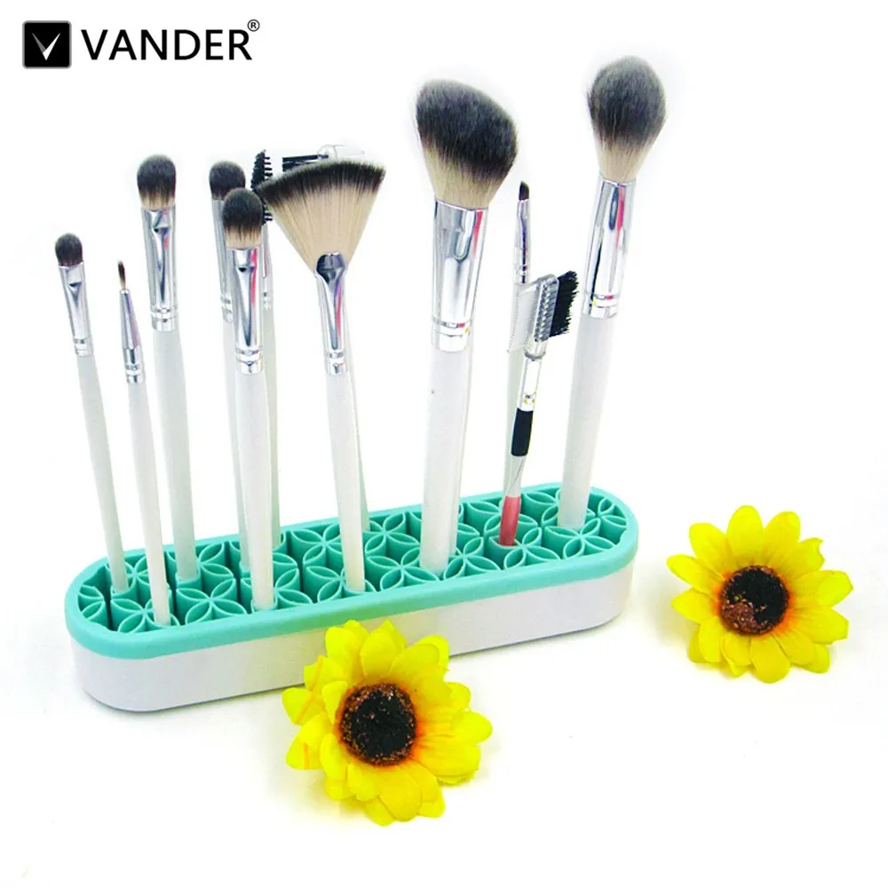Buy 5 Colors Silicone Makeup Brushes Holder Box Makeup