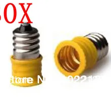 30 шт. E12-E12 светодиодный гнездо адаптера E12 для E12 держатель лампы конвертер с Трек-номером