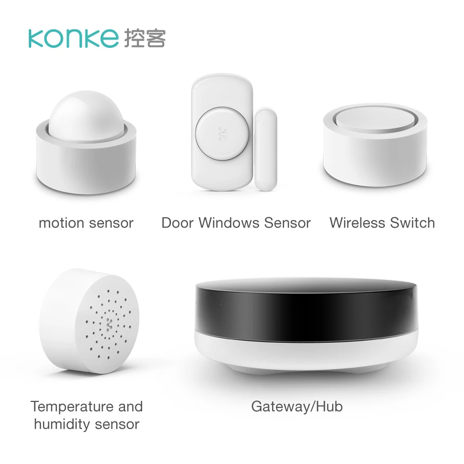 

ZigBee 3.0 Protocol Temperature Humidity Human Body Sensor Motion Wireless Switch Smart Home Smoke Detector Water Immersing