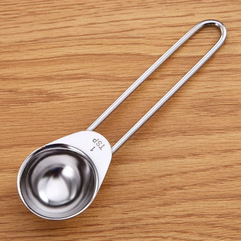 Stainless Steel Measuring Cup Kitchen Scale Measuring Spoons Scoop For Baking Cooking Teaspoons Sugar Coffee Tools Set