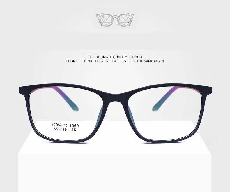 ELECCION новые ультралегкие TR90 большие очки оправа для мужчин близорукость очки оправа для женщин очки прозрачные