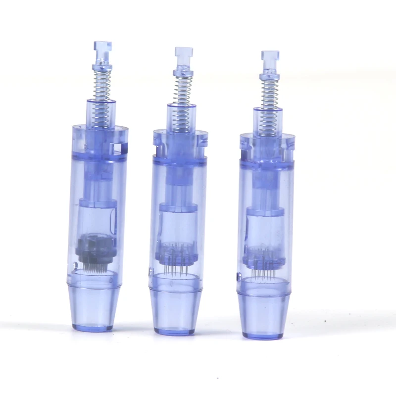 Microneedles para dr Caneta para Cuidados com a Pele Caneta Baioneta 12 36 Pinos 3d Micro Nano Agulhas Redondas Cartuchos Elétrica Derma 50pcs dr 9 5 High Quality Beleza e saúde