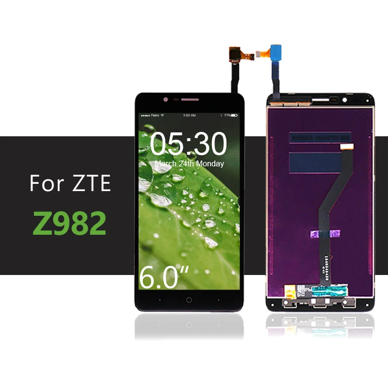 Для ZTE Blade Z MAX Z982 ЖК-дисплей с сенсорным экраном в сборе дигитайзер для дисплей 100%