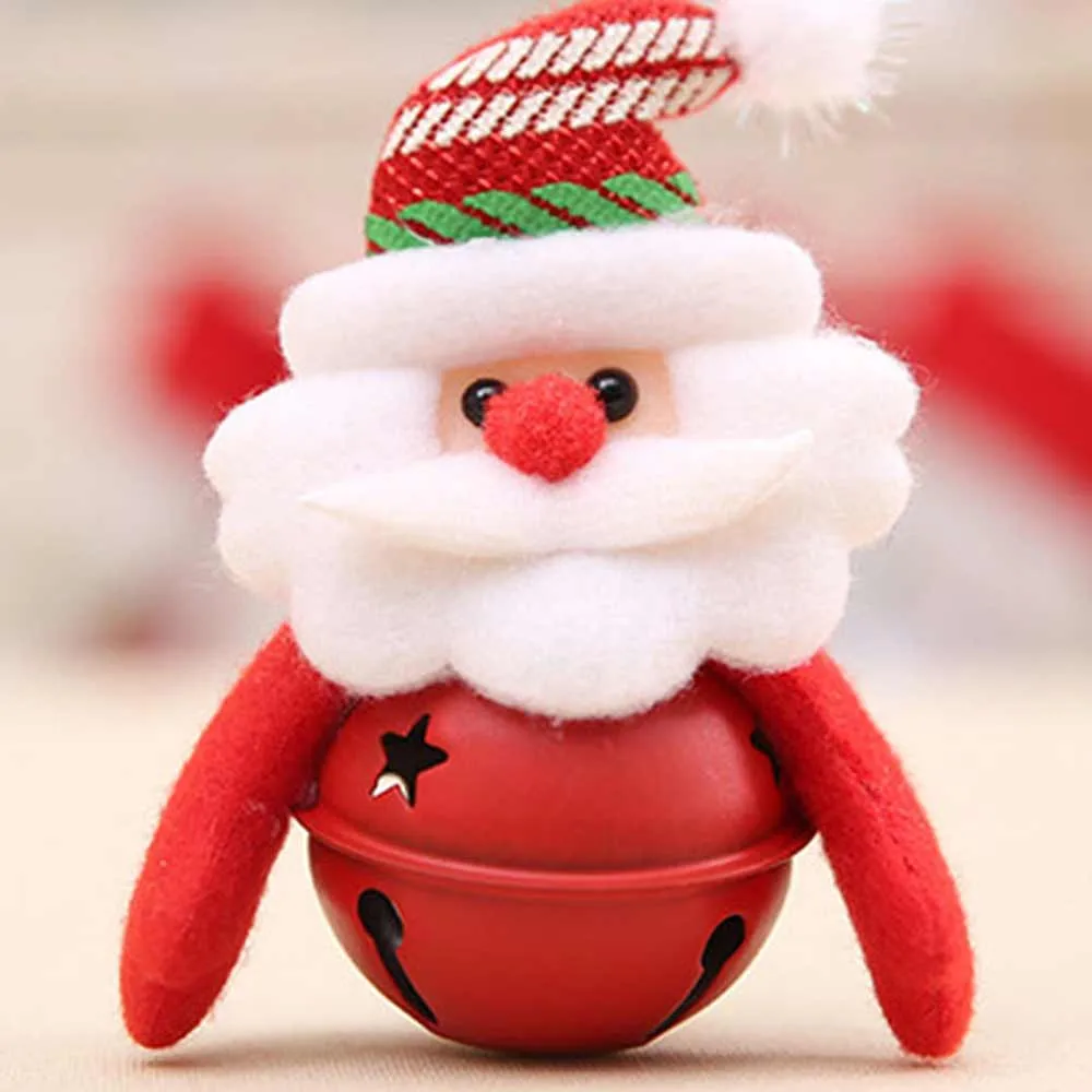 Рождественские украшения для дома, елочные украшения, маленький колокольчик, праздничные подарки, Декор, рождественские украшения для дома C20111 - Цвет: D