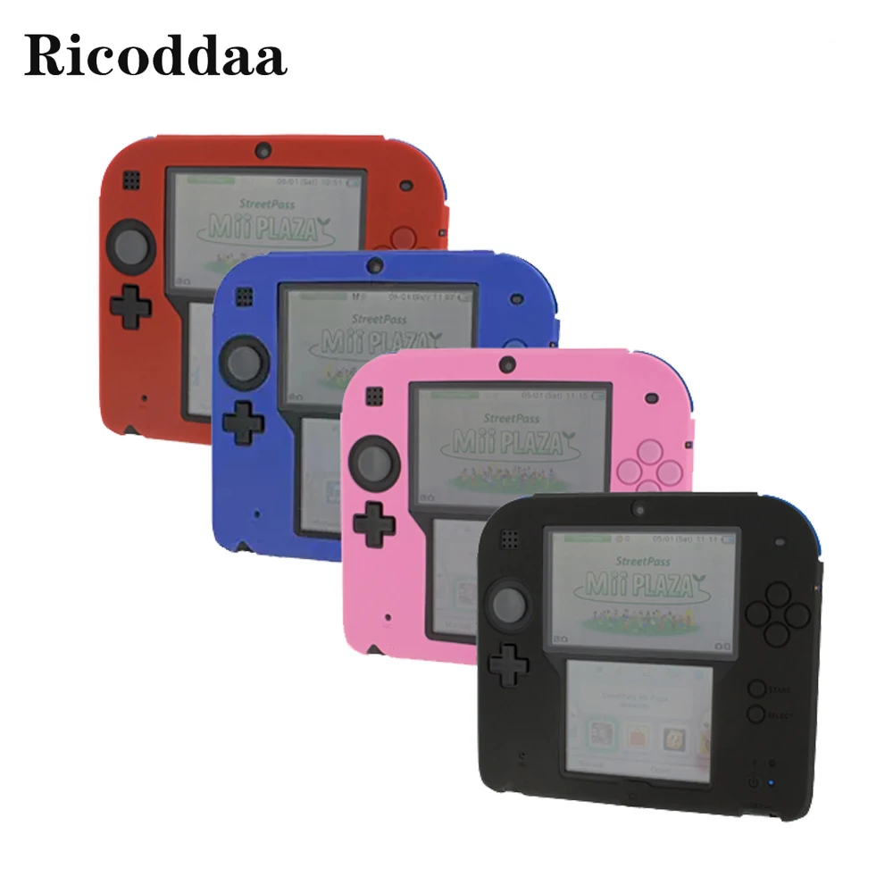 Funda de silicona suave Multicolor para Nintendo 2DS protector de Gel