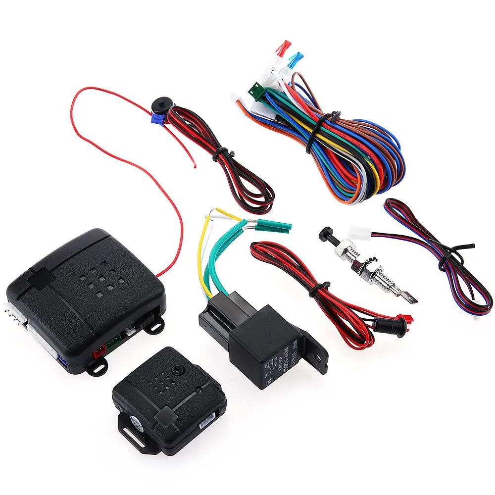 

LB-100D Universal Smart Theft-proof Programmable Car Alarm System 2 remotes with original box for Car alarm free shipping
