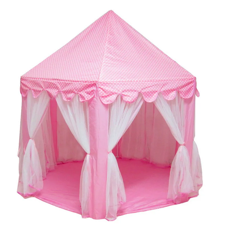 

Portable Foldable Princess Castle Play Tent Children Fairy House Funny Indoor Outdoor Playhouse Beach Toys EDF88