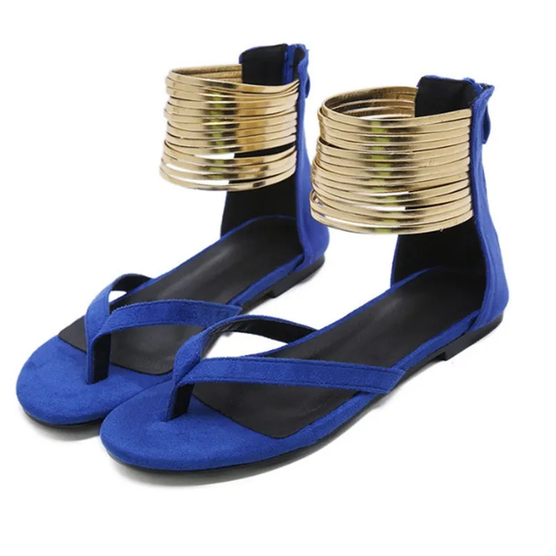 

Women Sandals Fashion Gladiator Sandals For Women Summer Shoes Female Flat Sandals Rome Style Sandals Shoes Women Plus Size 43