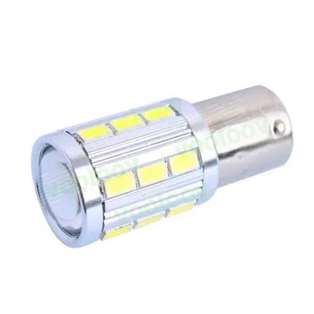 

White BA15s 1156 5730 21 SMD LED Car Turn Tail Signal Light lamp for best price free shipping