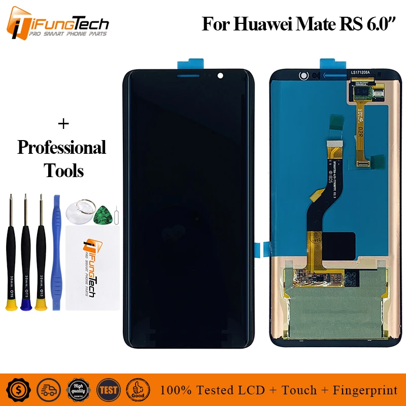

For Huawei Mate RS LCD Display Touch Screen Digitizer Assembly For Huawei Mate RS Porsche Design LCD NEO-L29 + Fingerprint Parts