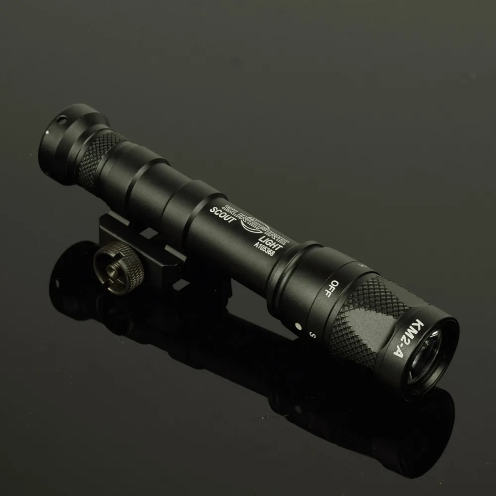 Lantrena para 20mm Lambul Scout Caça Estroboscópio Lanterna Pistola Arma Weaver Picatinny Ferroviário M600 M600v Luz 2 Luzes de armas