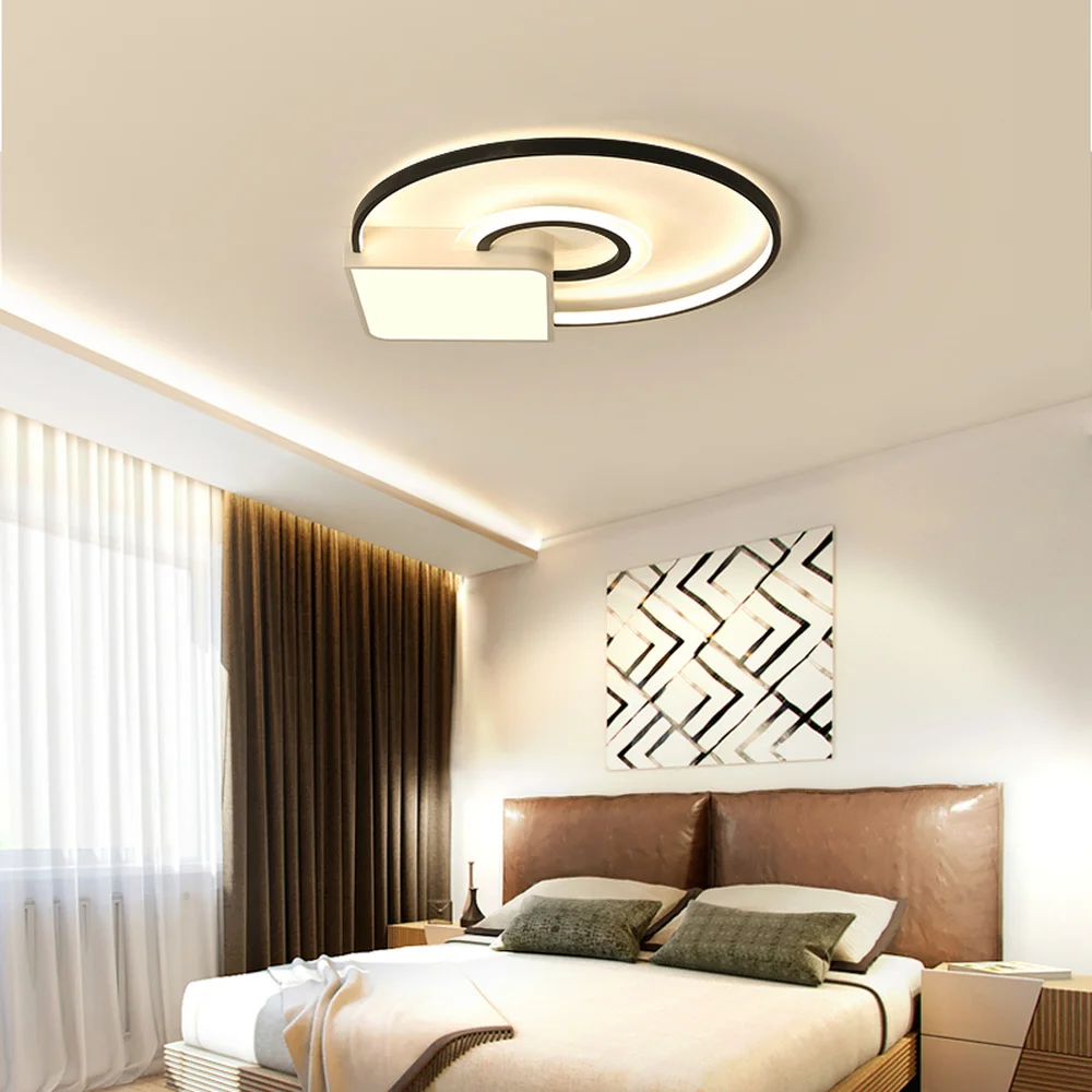 

New light in the bedroom creative personality led ceiling lamp simple modern warm romantic room study living room LU808112