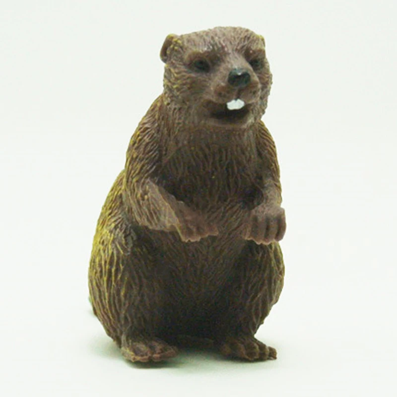 plastic beaver figurines