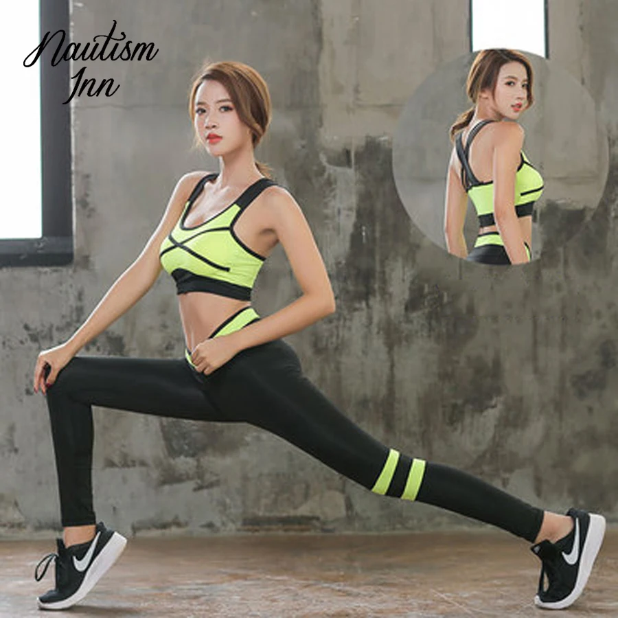 2018 Professional Yoga Set Fitness Clothing Women Sexy Corset + Sport