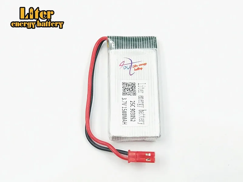 3,7 V 1500 mAh Центральная церковь 887 дистанционного управления самолета 903052 25c нам литиевая батарея 3,7 V 1500 mAH GSP Linda T05