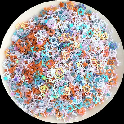 Mix WhiteOrangeBlue Лучшая цена 4 мм полые сливы с блестками и цветком ногтей блестки блеск пайетками для маникюра DIY Craft Свадебные украшения конфетти - Цвет: Mix WhiteOrangeBlue