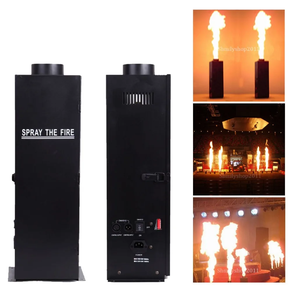 (Ship From USA) 2Pcs DMX Fire Effect Projector Spray Machine DJ Stage
