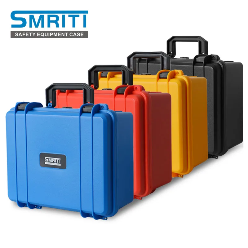 

Safety Instrument Tool Box ABS Plastic storage Toolbox Sealed Tool case box With pre-cut Foam 4 colors