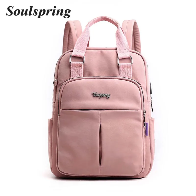 

2019 Brand Fashion Large Capacity Waterproof Oxford Women Backpack Solid High Quality Travel Bag Casual Female School Bag New
