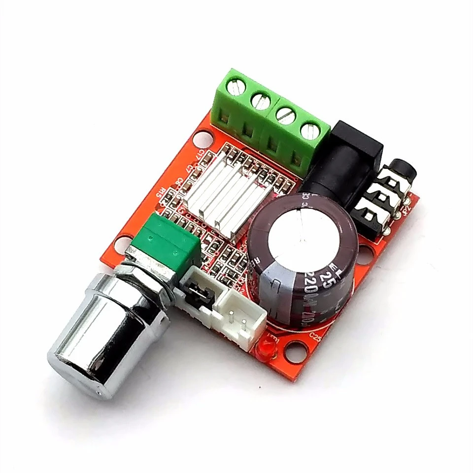 Mini HiFi Amplifier Board 2*10W Dual Channel Hi Fi PAM8610