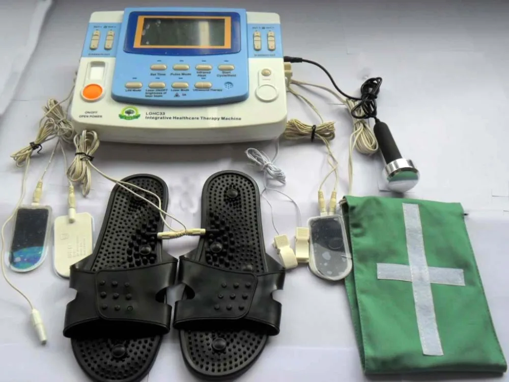 7 channels electric physical therapy equipment EA F29 with ultrasound