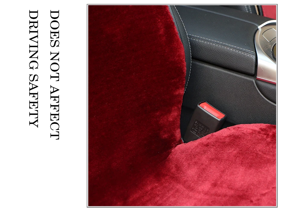 Short Plush Front Seat Cushion (8)
