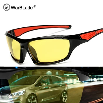 

WarBLade Night Vision Glasses Driver Driving Night Vision glasses Driving Yellow Lens Classic Anti Glare Vision Driver Safety