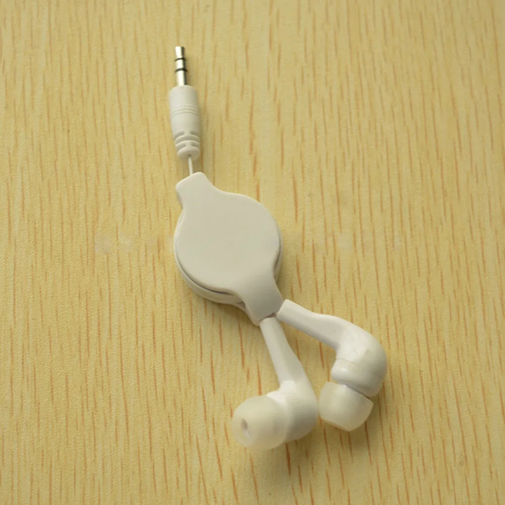 

High Quality Mini Earphone Stretchable Cable In-Ear Earphone Portable Headset Straight Insert for Mobilephone Earbuds #2
