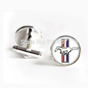 

J-44 1 pair wholesale Cuff Links For Men Horse Cufflinks mustang cufflinks Fashion Cufflinks
