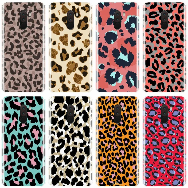 Colorful leopard print Soft Silicone TPU Phone Case For Redmi 4 4A 4X 5A 5 PLUS 6pro 7 NOTE 6 Pro | Мобильные телефоны и