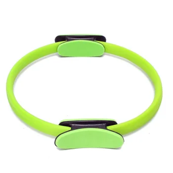 

Pilates Ring Circle Resistance Exercise Workout Fitness GYM Yoga Ring Dual Band green