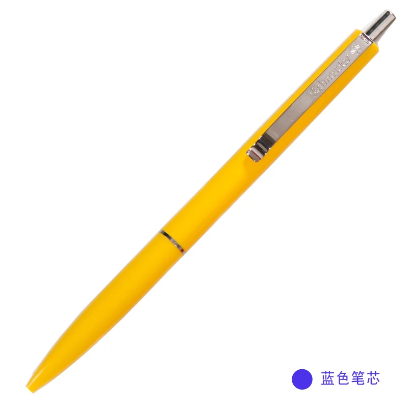 1pcs Schneider Ballpoint Pen K15 Ball Pen Student Exam Business Office Writing Smooth - Цвет: Цвет: желтый