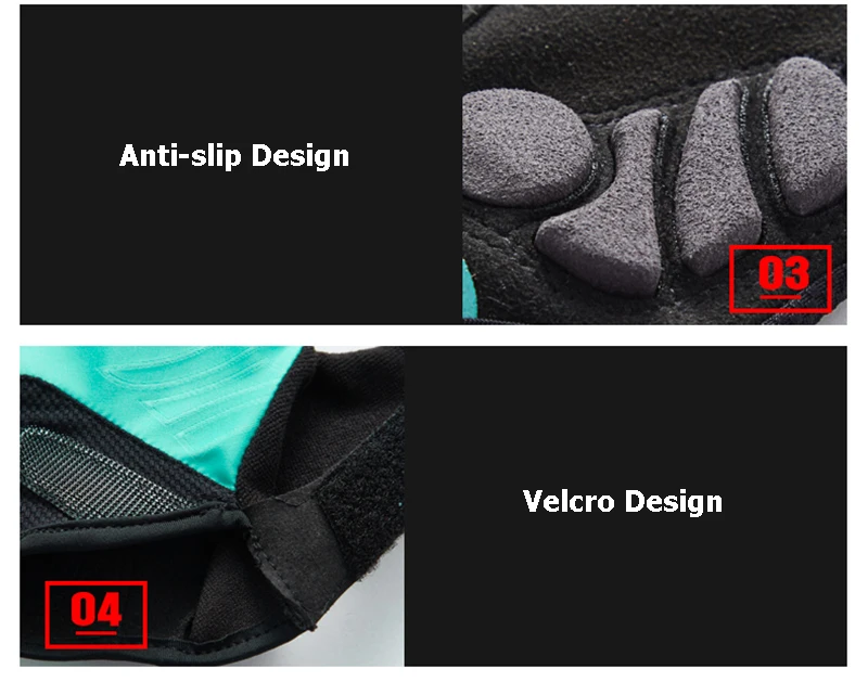 Santic Cycling Gloves Half Finger Unisex Outdoor Sports Spring Summer MTB Cycling Motorcycle Racing Gloves Bisiklet Eldiven SK0030 (2)