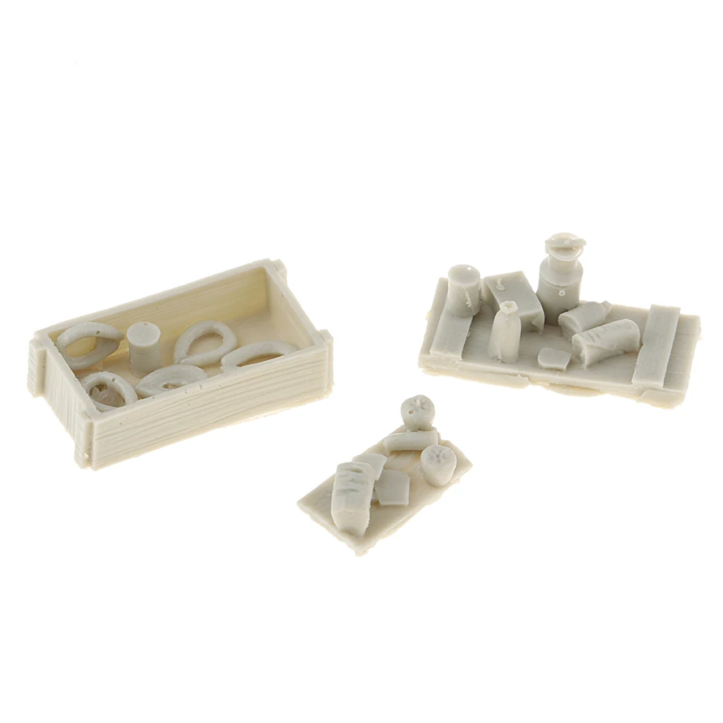 1:35 Scale Resin Food Sausage Bread Fruits Model DIY Soldier Scene Accessories Modern Military Equipment